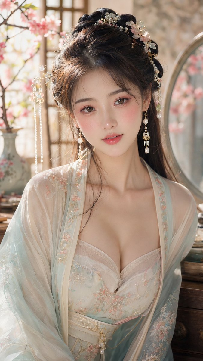蜜桃果冻水光妆美妆写真