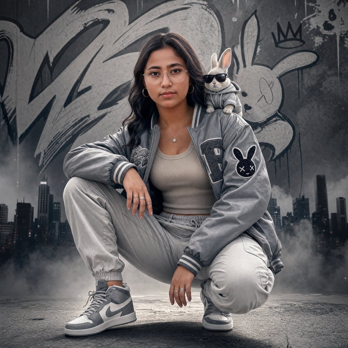 GRAY REBEL: Urban Streetwear Editorial Poster
