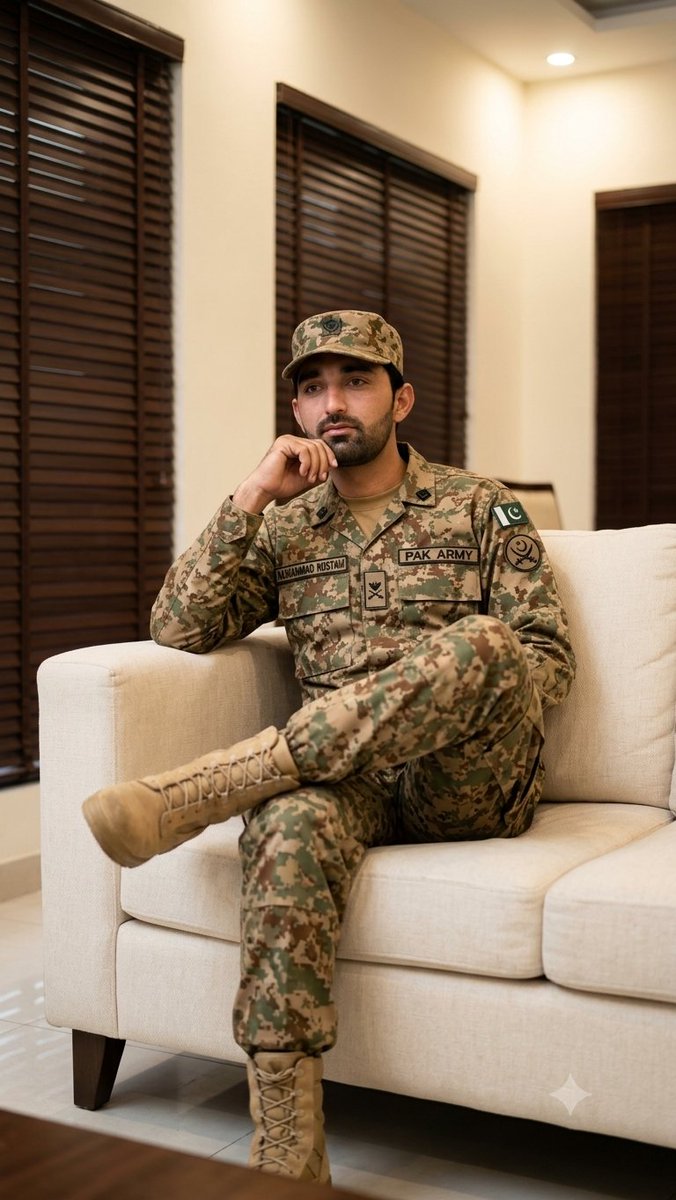 Pakistan Army Officer Portrait