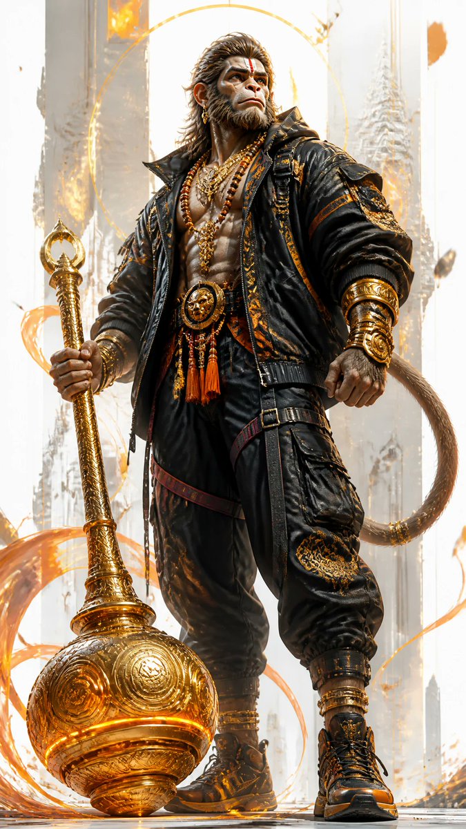 Premium Collector-Edition Character Poster of Lord Hanuman