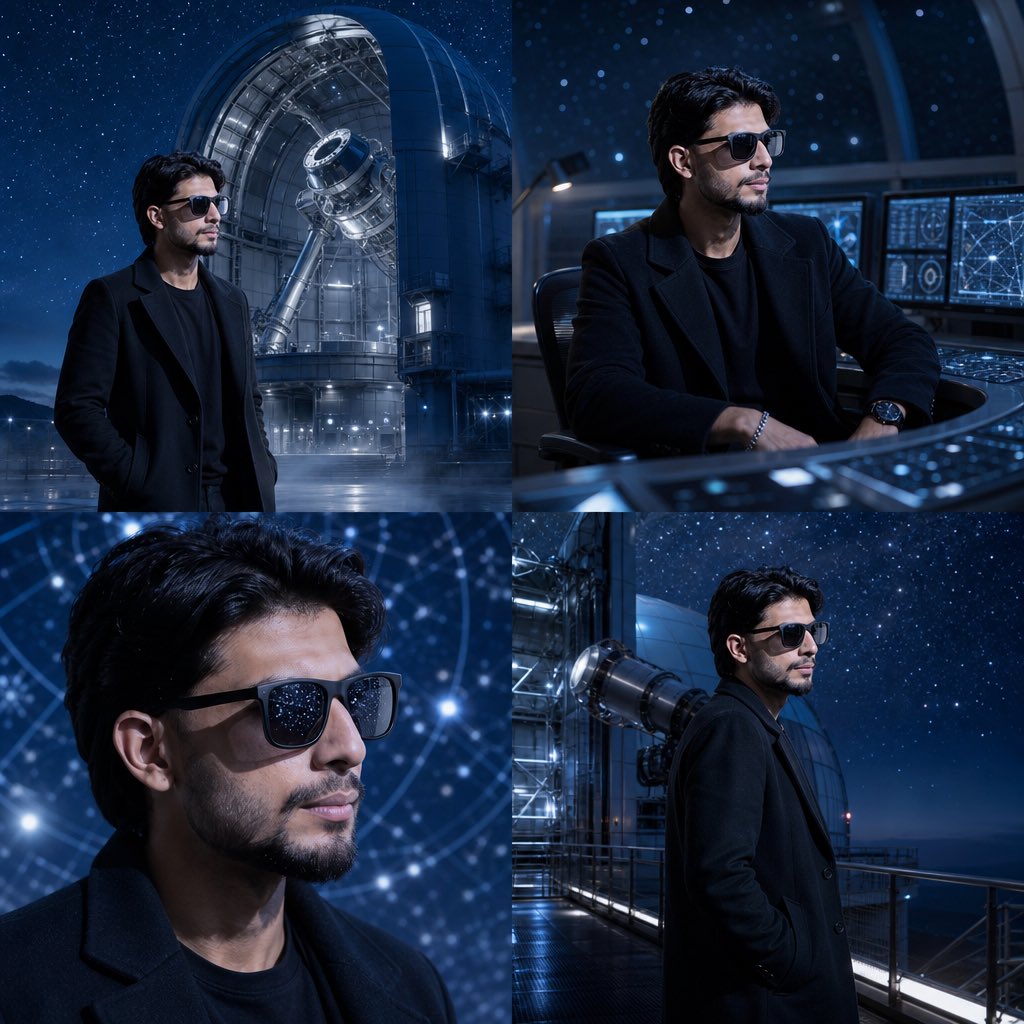 Futuristic Observatory Portrait