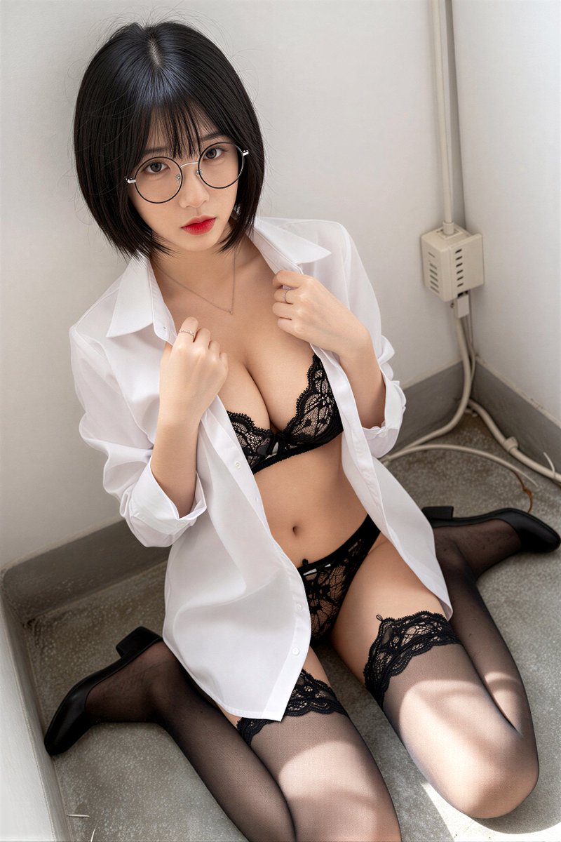 禁欲知性闺房人像