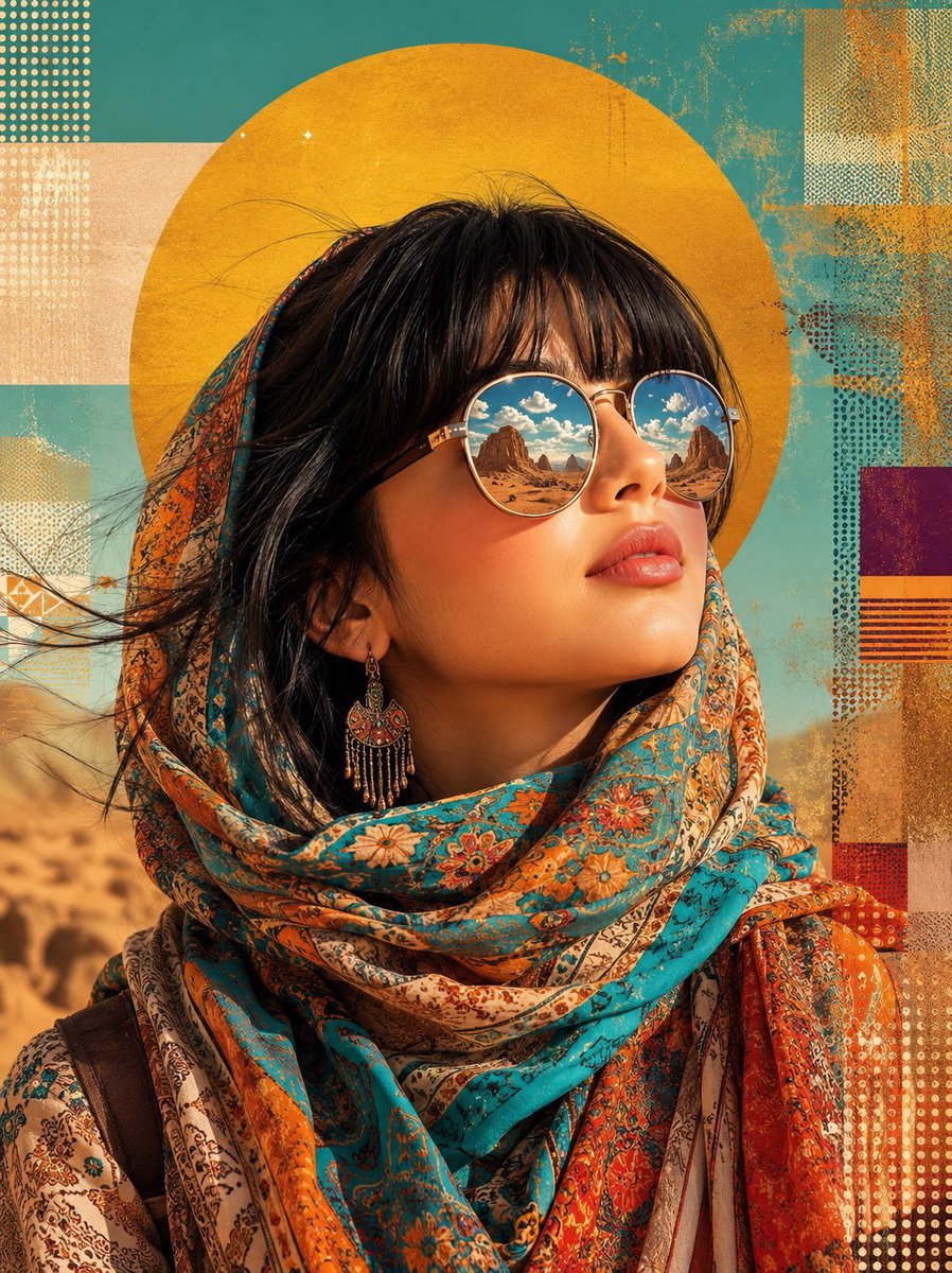 Modern Girl in the Desert: Luxury Travel Campaign