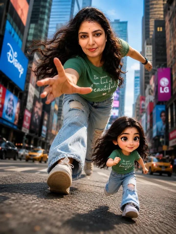 Twin Adventure in Times Square