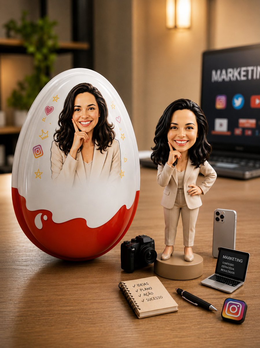 Ultra-Realistic Product Photography: Surprise Egg and Chibi Figurine