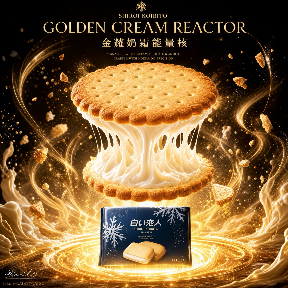 Golden Cream Reactor: Shiroi Koibito Ultra-Premium Poster