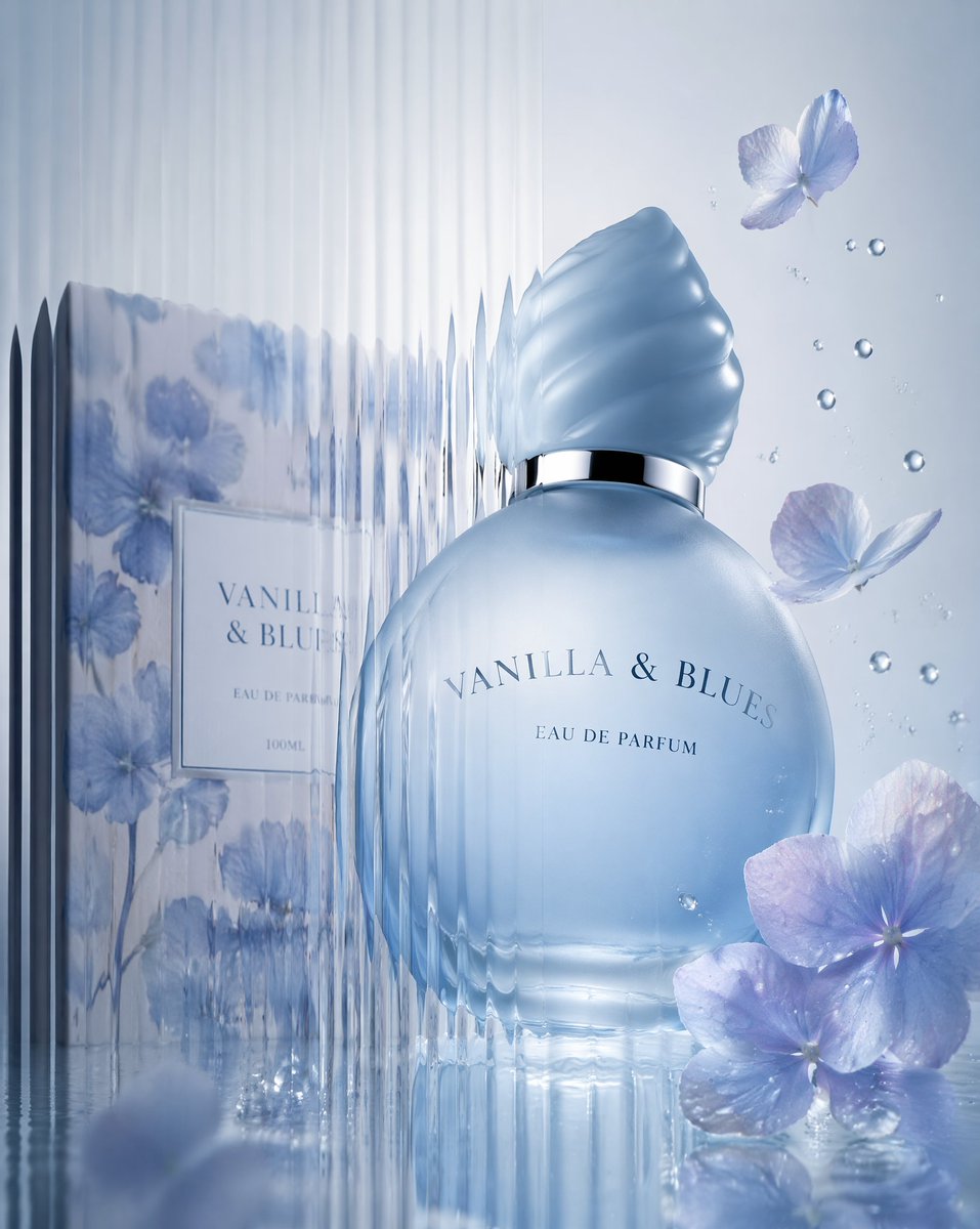 Vanilla & Blues Perfume Advertisement