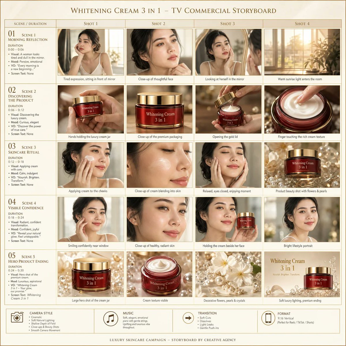 AI-Generated Premium Skincare Ads