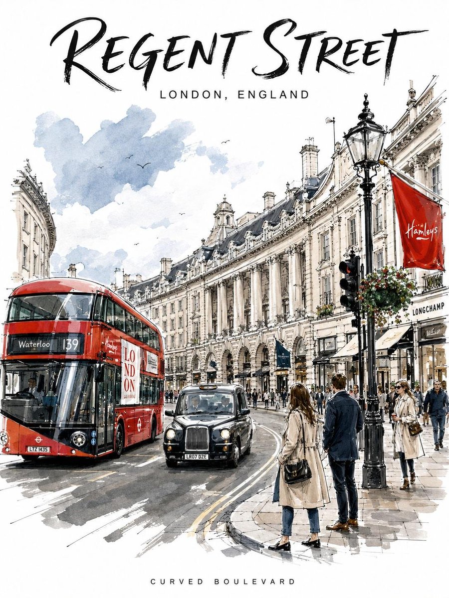 Rua Augusta Travel Poster