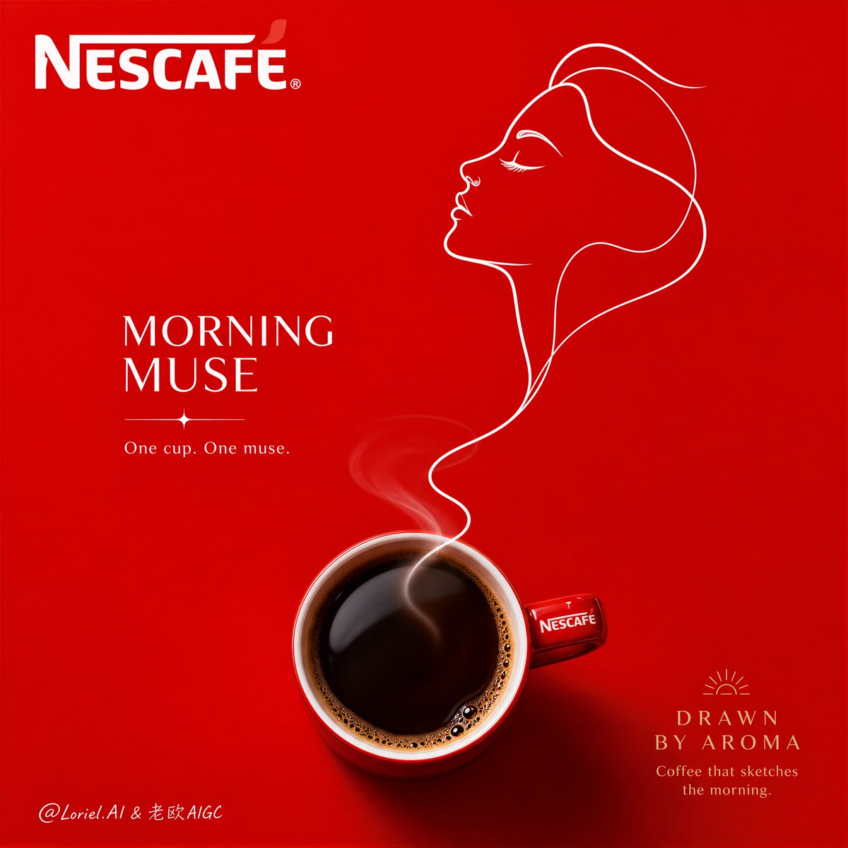 The First Cup of Coffee in the Early Morning