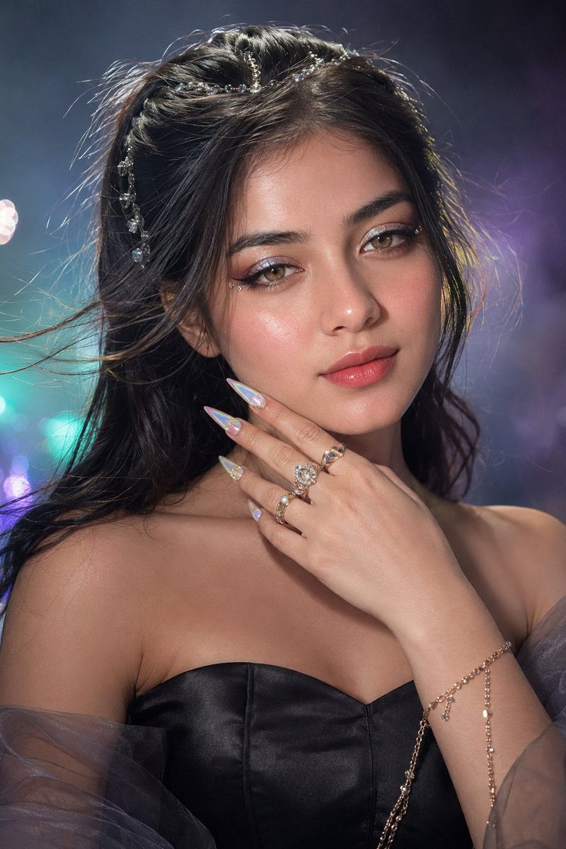 Ultra-Realistic Aurora-Inspired Beauty Portrait