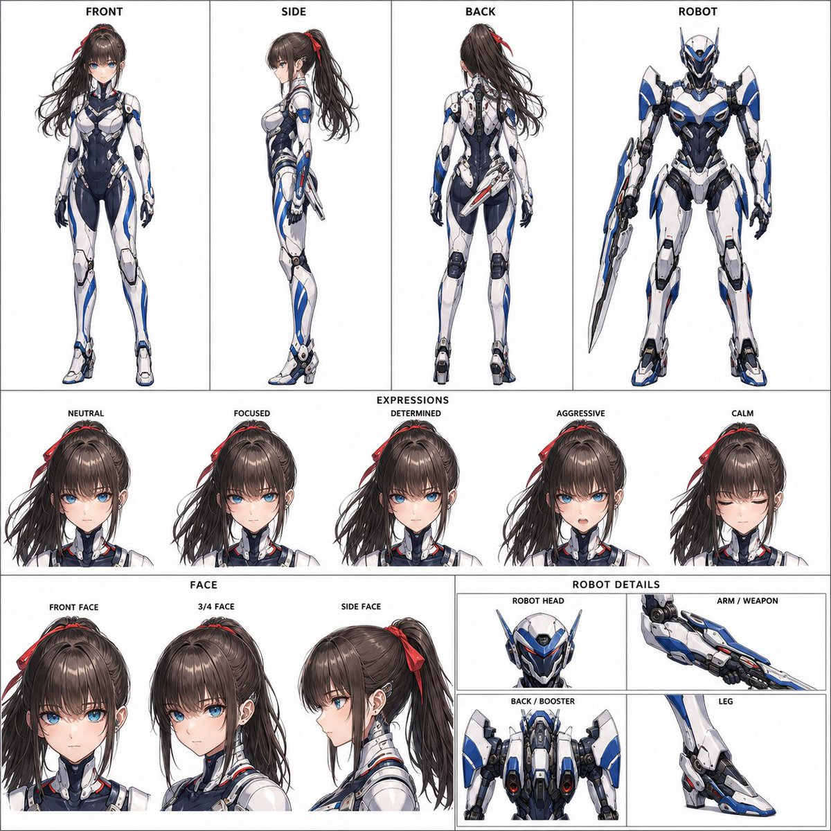 BLUE BREAKER Resonance of Blue - Simple Character Sheet