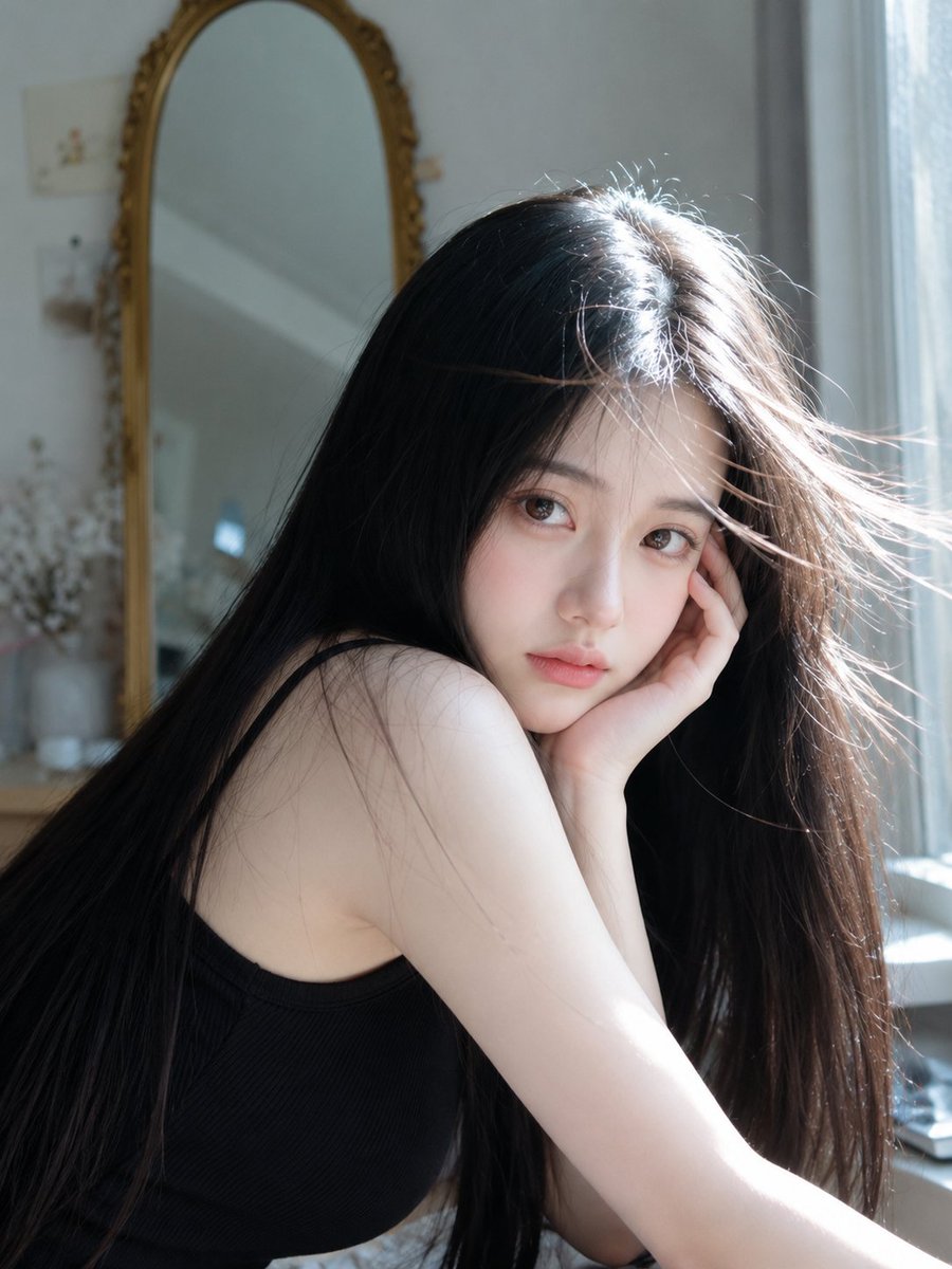 温暖梦幻的东亚女性肖像