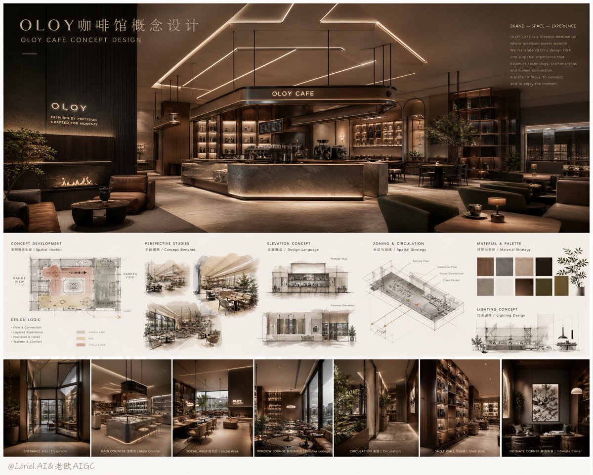 OLOY CAFE CONCEPT DESIGN