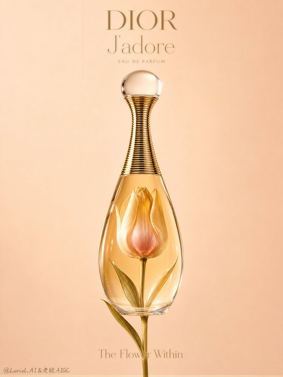 迪奥J'adore香水广告：瓶内之花