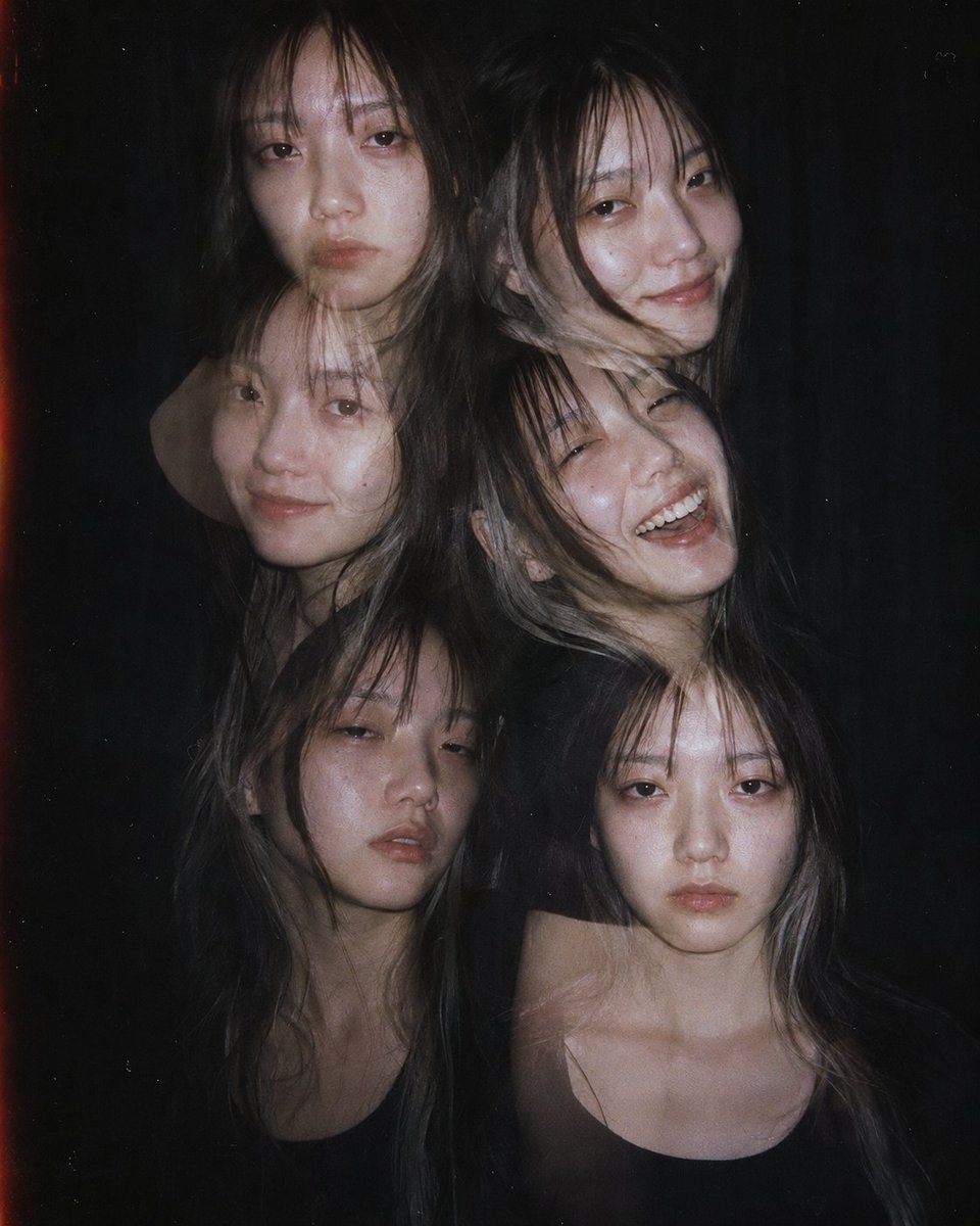 Six Expressions, One Frame: AI Multiple Exposure Experiment