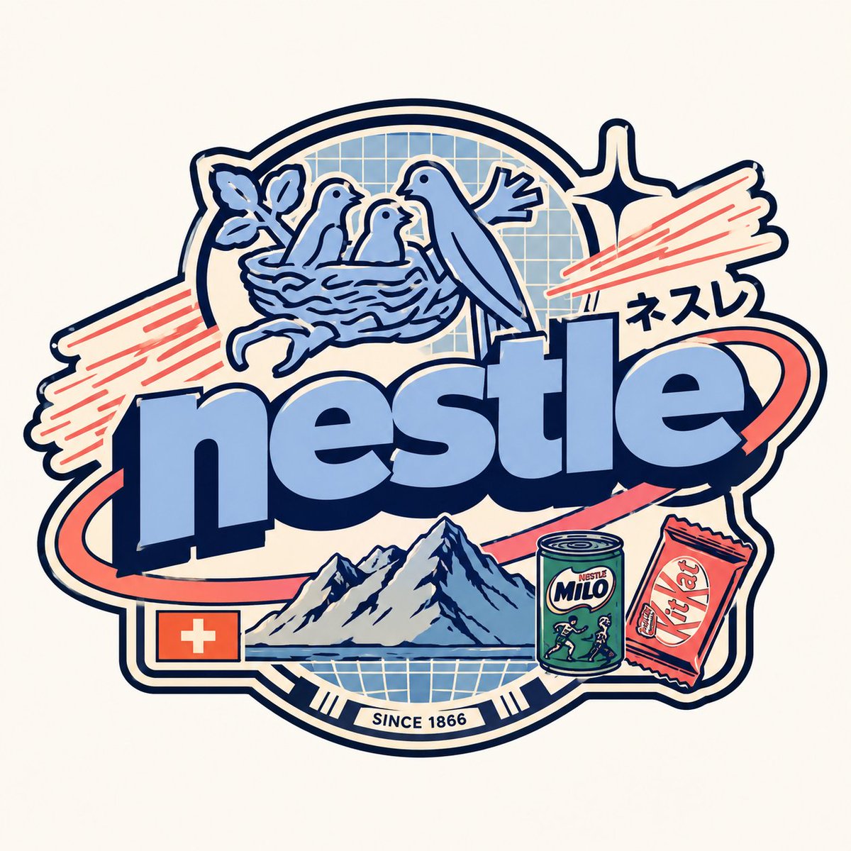 Y2K Japanese Streetwear Badge Design Prompt