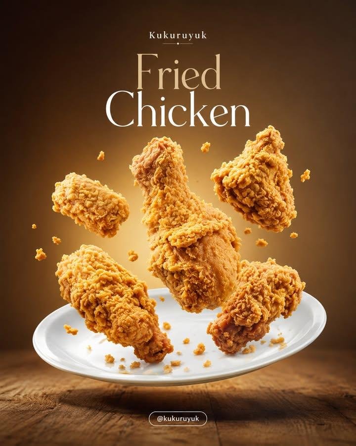 Premium Levitating Food Ad