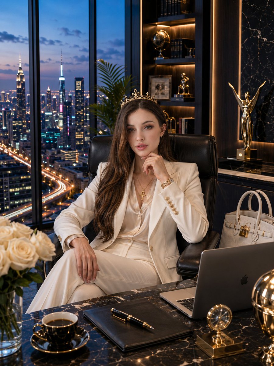 Ultra-Luxury Executive Office Portrait