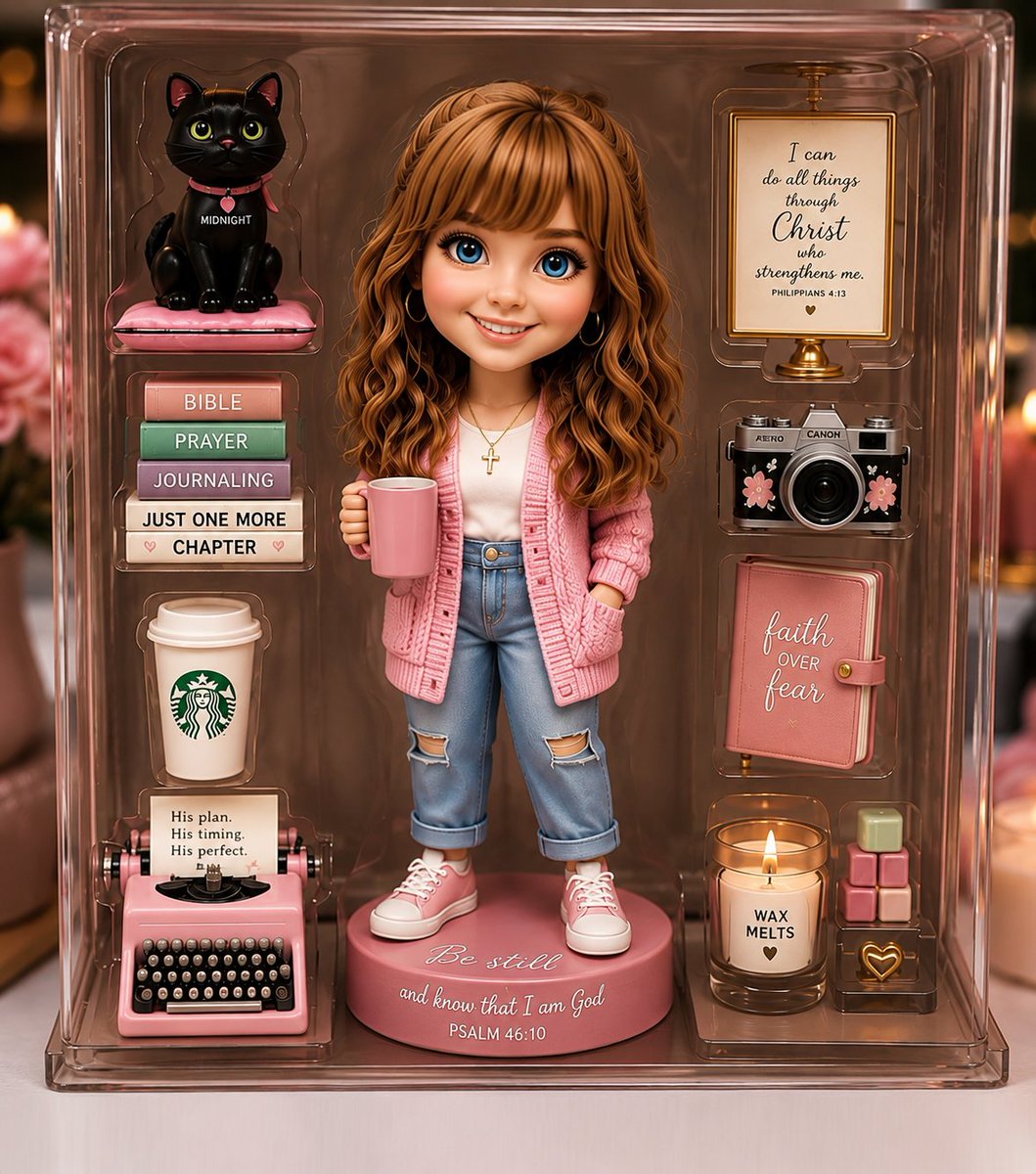 Chibi Girl Collectible Toy Packaging