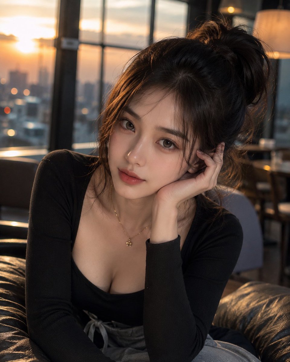 黄金时刻的东亚女性肖像