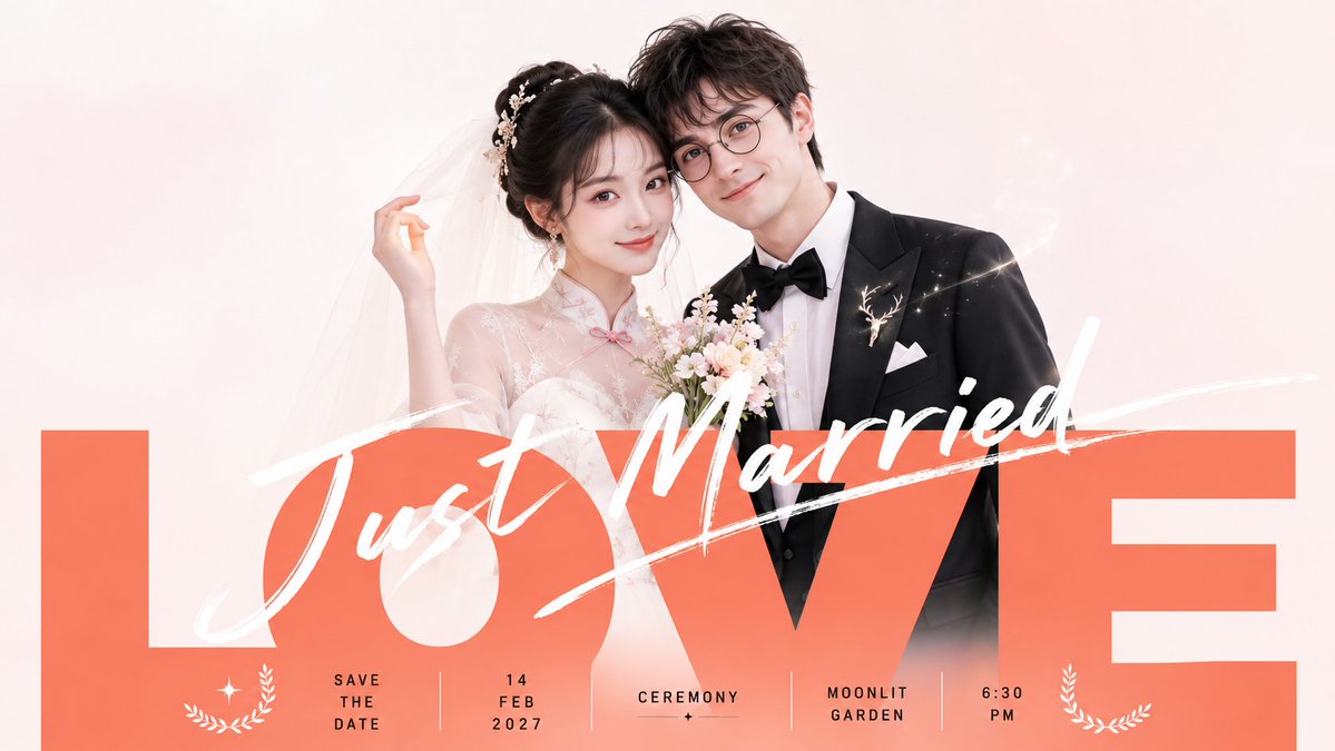 批量生成系列婚纱照的创意方法