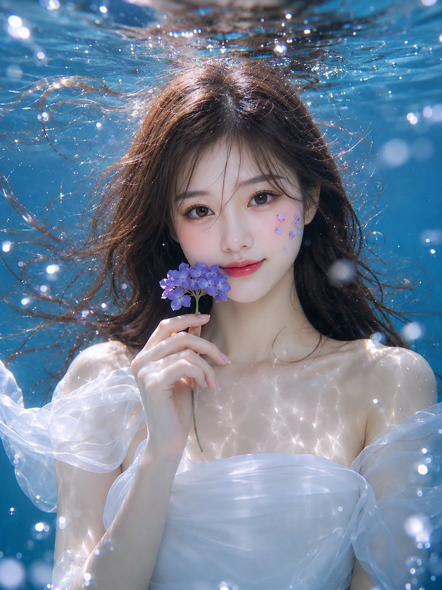 水下美人时尚肖像