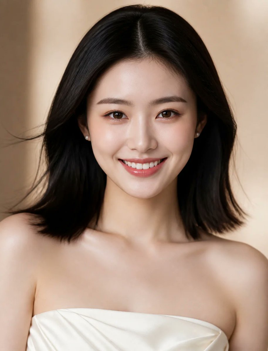 Ultra-Realistic East Asian Beauty Portrait